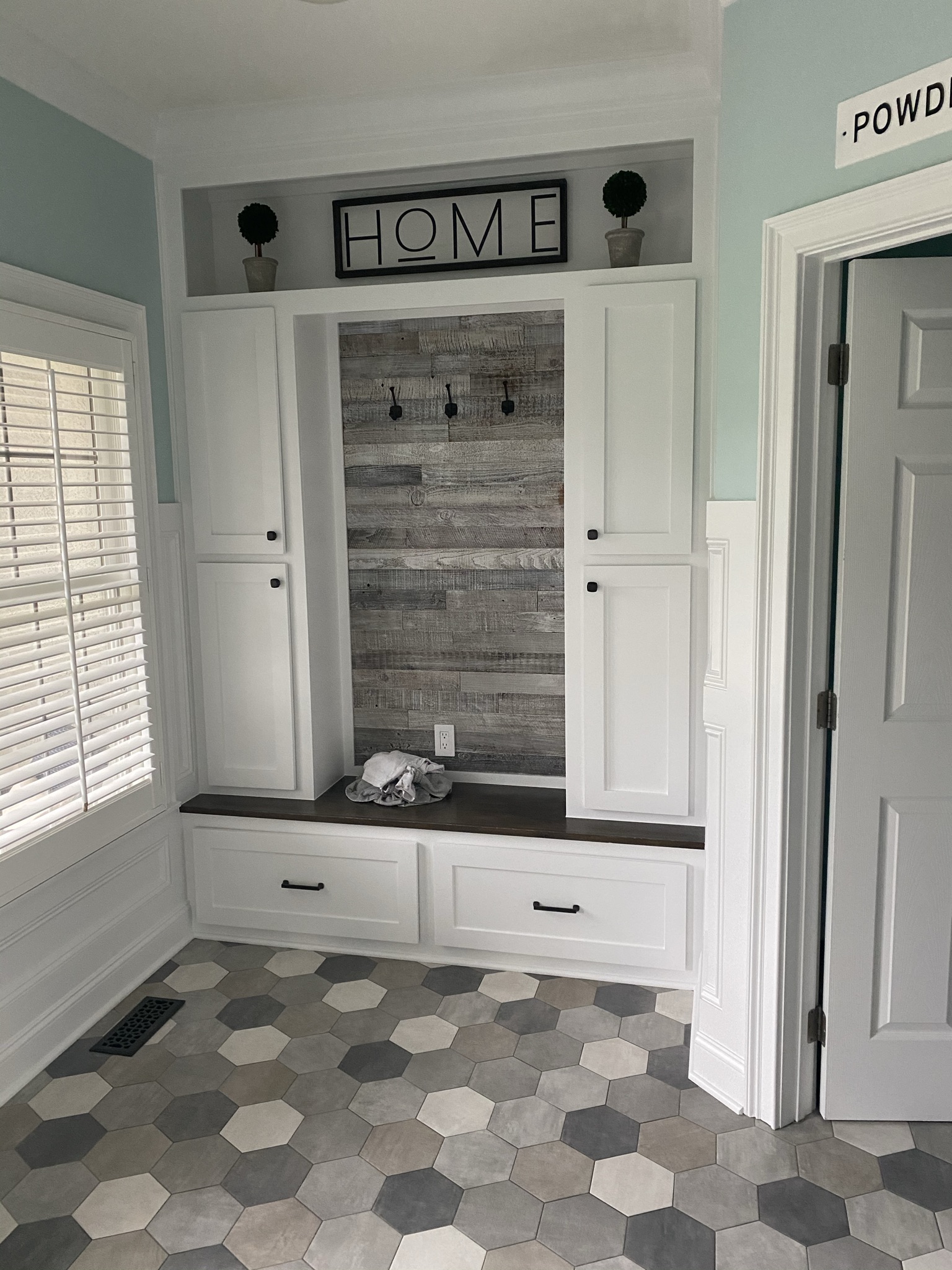 Freshly painted living room