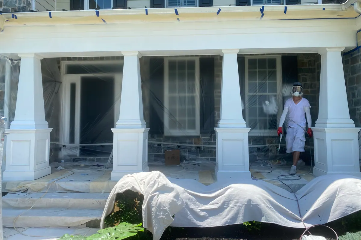 Detailed interior painting and trim craftsmanship by PK Paints & Renovations